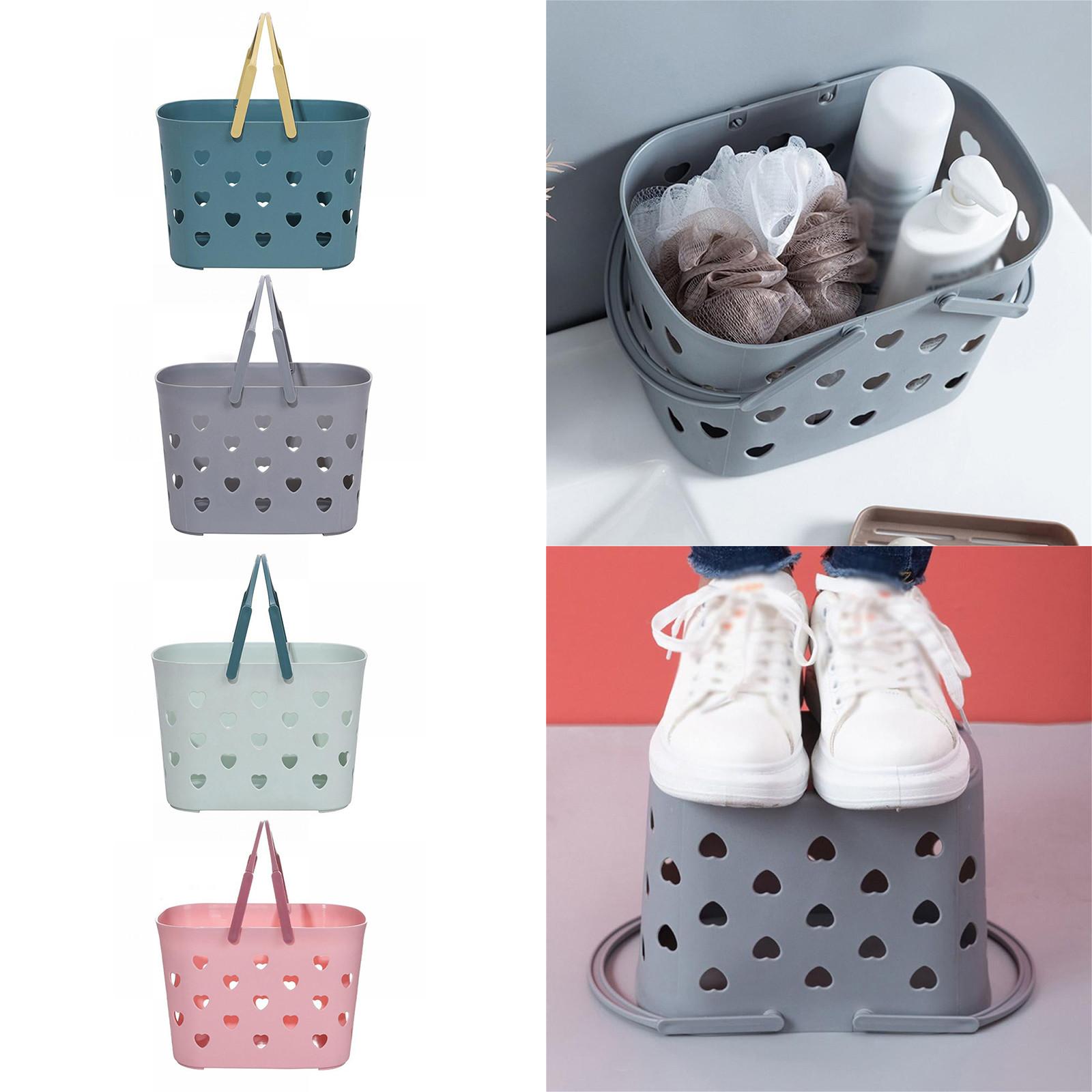 Heart-shaped Hollow Out Plastic Organizer Storage Baskets With Handles Multi-functional For Bathroom And Kitchen Shampoo
Heart-shaped Hollow Out Plastic Organizer Storage Baskets With Handles Multi-functional For Bathroom And Kitchen Shampoo
