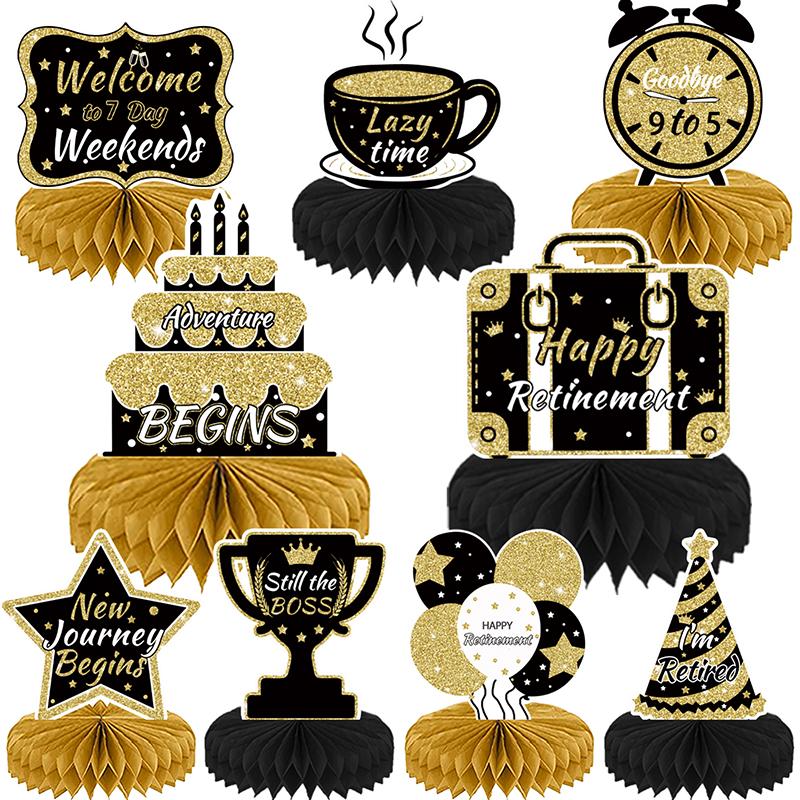 9 Pcs Retirement Decorations Retirement Honeycomb Centerpieces Retirement Table Decorations For Man And Women
9 Pcs Retirement Decorations Retirement Honeycomb Centerpieces Retirement Table Decorations For Man And Women