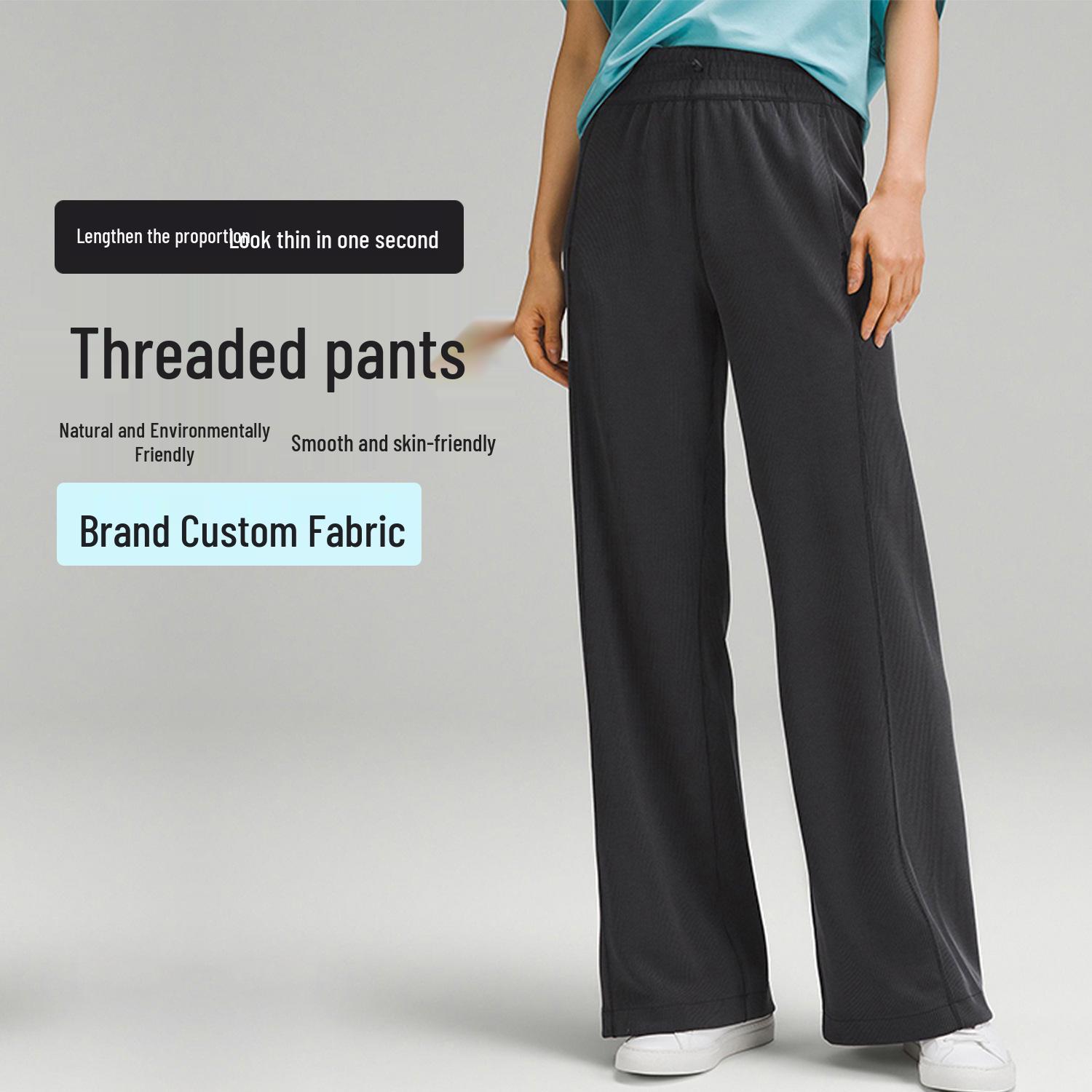 Women s Ribbed High-Waist Drawstring Straight Leg Pants - Slimming, Versatile, Wide Leg Lulu Style Medium
Women s Ribbed High-Waist Drawstring Straight Leg Pants - Slimming, Versatile, Wide Leg Lulu Style Medium