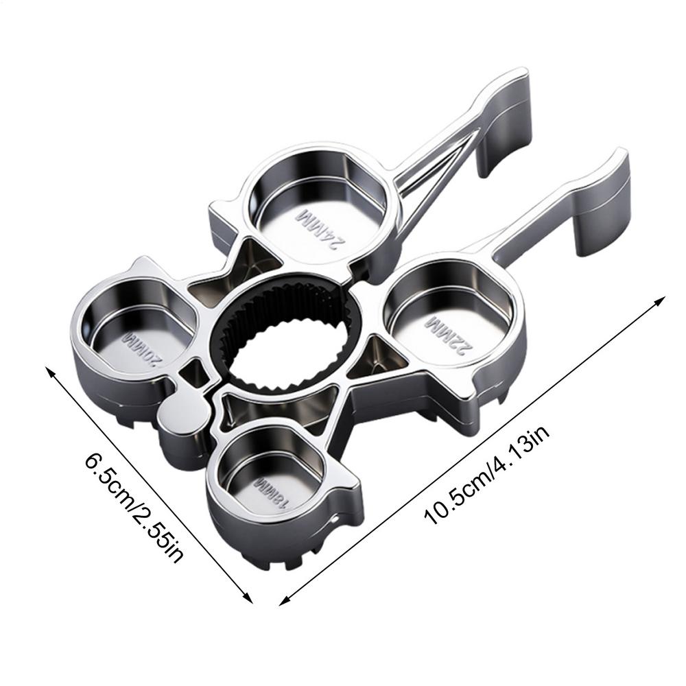 Aerator Removal Tool Guitar Shape Anti-Slip Grip Key With 4 Replacement Nozzles Aerator Key For Sink Faucet For Bathroom Kitchen срібний
Aerator Removal Tool Guitar Shape Anti-Slip Grip Key With 4 Replacement Nozzles Aerator Key For Sink Faucet For Bathroom Kitchen срібний