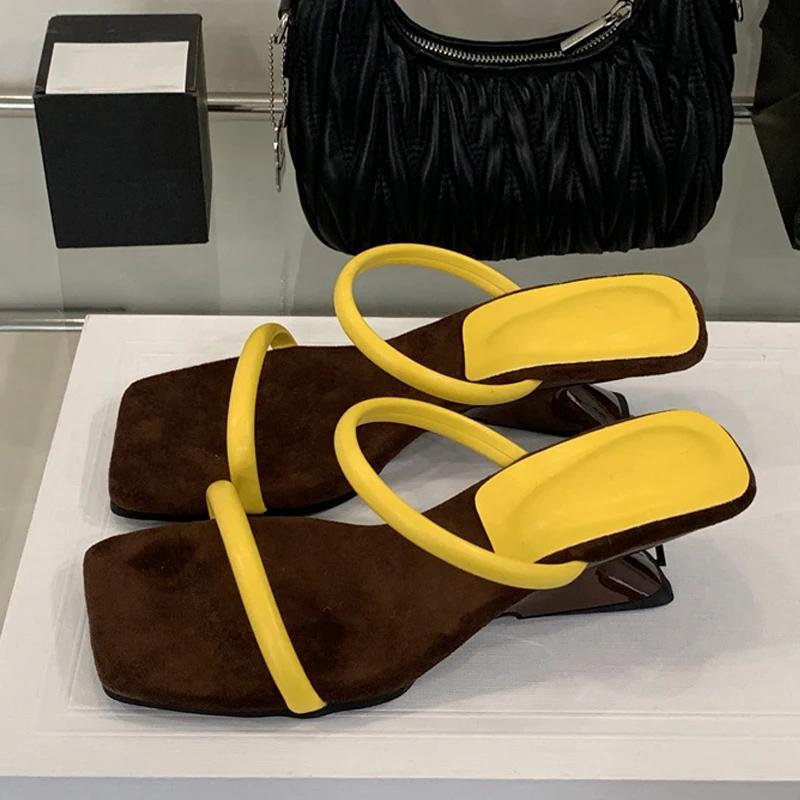 Fashion Comfort Square Toe Wedges Slippers Women Fashion Sexy Open Toe Narrow Band Design Slide Sandals Elegant Party Zapatos Para Mujer 40 жёлтый
Fashion Comfort Square Toe Wedges Slippers Women Fashion Sexy Open Toe Narrow Band Design Slide Sandals Elegant Party Zapatos Para Mujer 40 жёлтый