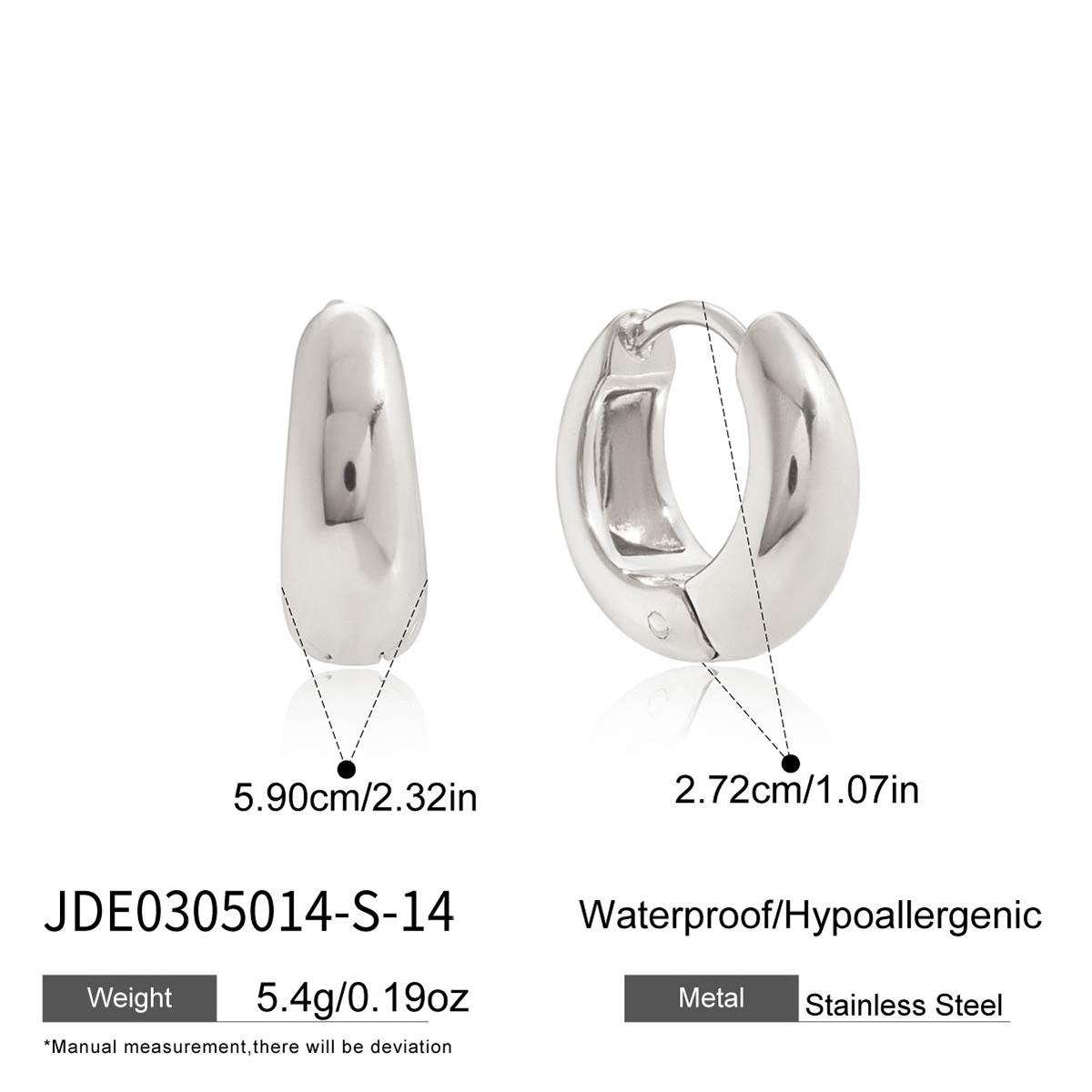 Uworld Simple Classic Gold Color Plated Stainless Steel Chubby Earrings 12mm 14mm 18mm Women s Jewelry
Uworld Simple Classic Gold Color Plated Stainless Steel Chubby Earrings 12mm 14mm 18mm Women s Jewelry