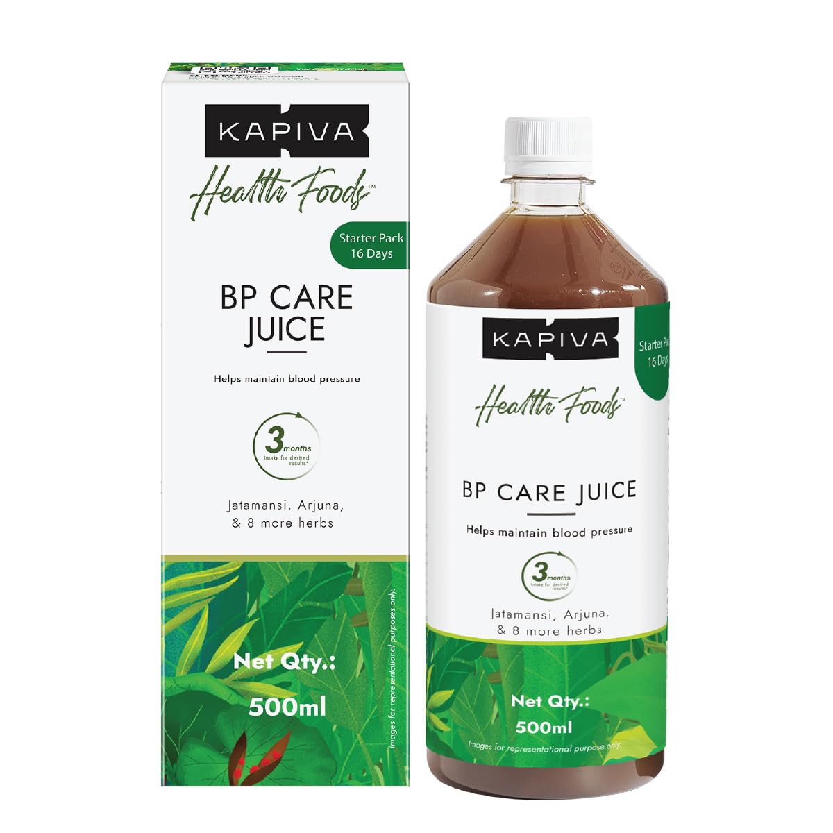 Kapiva BP Care Juice Ayurvedic Herbal Wellness Tonic For Daily Balance And Vitality 500 ml Pack Of 1
Kapiva BP Care Juice Ayurvedic Herbal Wellness Tonic For Daily Balance And Vitality 500 ml Pack Of 1