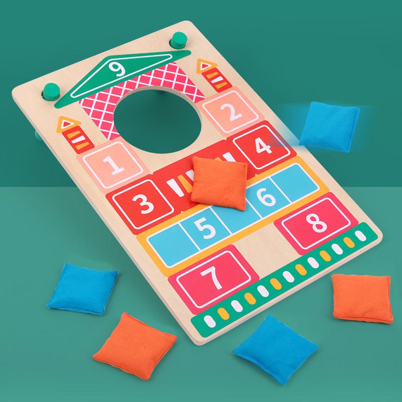 Wooden Beanbag Toss Toy for Kids: Enhances Coordination & Parent-Child Interaction English Version
Wooden Beanbag Toss Toy for Kids: Enhances Coordination & Parent-Child Interaction English Version