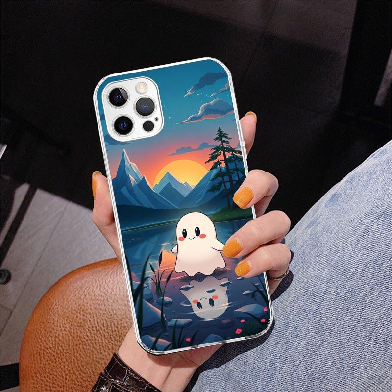 Милый чехол для телефона с призраком на Хэллоуин для Iphone 17 Air 16 16E 11 12 13 Mini 14 Plus 15 Pro Max 7 8 + SE 2020 Чехол для телефона Coque iPhone 14 Pro
Милый чехол для телефона с призраком на Хэллоуин для Iphone 17 Air 16 16E 11 12 13 Mini 14 Plus 15 Pro Max 7 8 + SE 2020 Чехол для телефона Coque iPhone 14 Pro