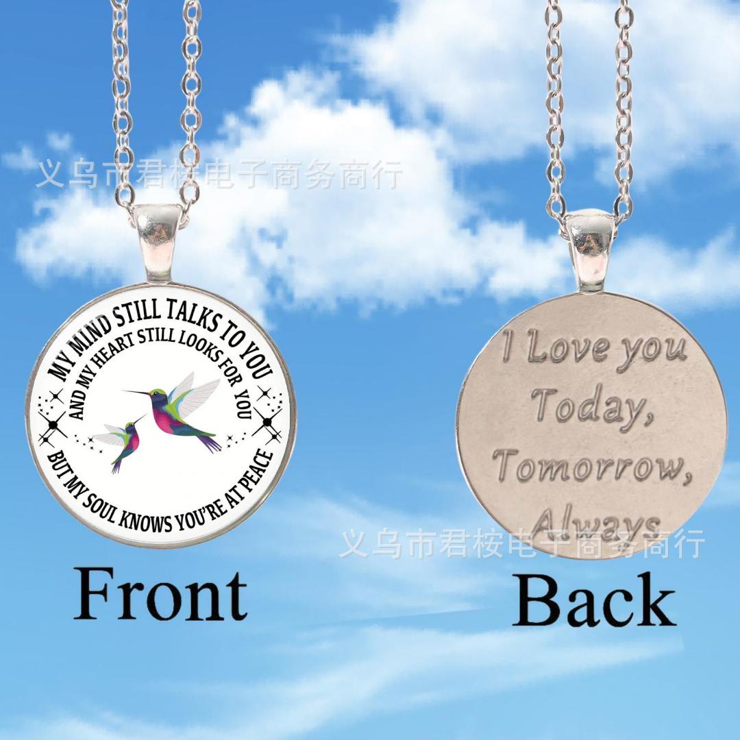Trendy Gothic Sliver Color Convex Circular Glass Art Photography Flying Bird Pendant Necklace for Women Men Couple Jewelry Gifts
Trendy Gothic Sliver Color Convex Circular Glass Art Photography Flying Bird Pendant Necklace for Women Men Couple Jewelry Gifts