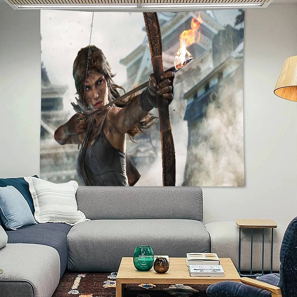 Game LLara Croft Cool TTomb Raider Tapestry Decoration Bedroom Dormitory Background Cloth Holiday Home Party Living Room Club 74x94cm(29x37in)
Game LLara Croft Cool TTomb Raider Tapestry Decoration Bedroom Dormitory Background Cloth Holiday Home Party Living Room Club 74x94cm(29x37in)