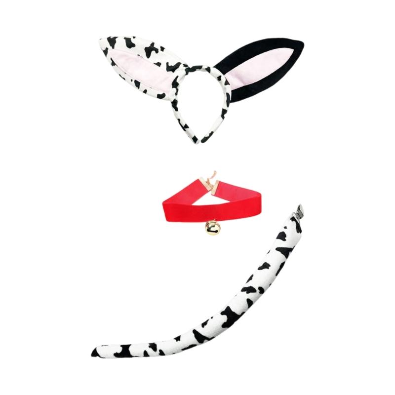 Dalmatian Puppy Costume Ear Tail Gloves,Choker Leg Warmers Animal Fancy Costume Kit Accessories for Halloween Cosplay
Dalmatian Puppy Costume Ear Tail Gloves,Choker Leg Warmers Animal Fancy Costume Kit Accessories for Halloween Cosplay