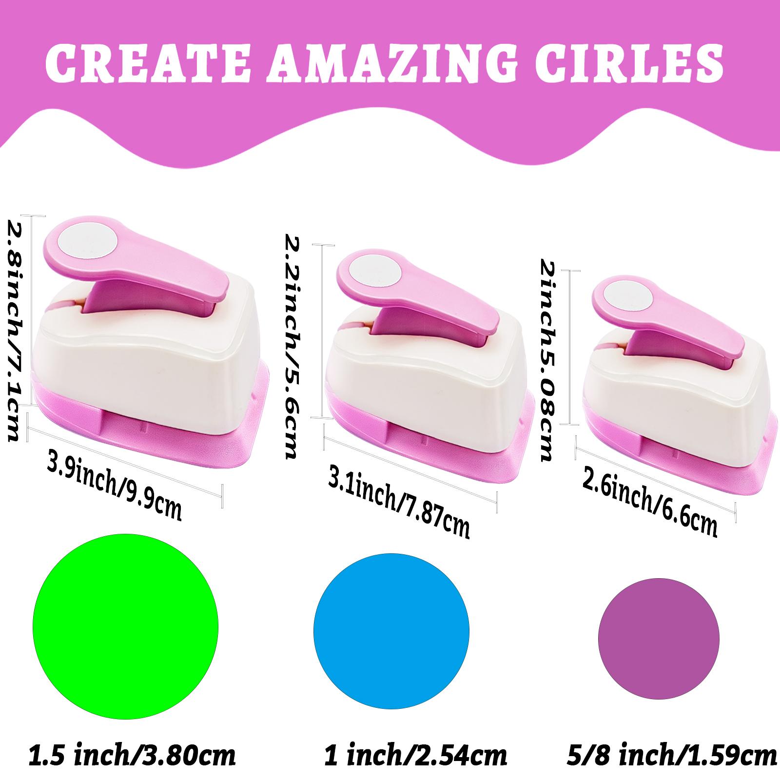 Circle Paper cutter for crafts Hole Puncher Punches Tool Set 5/8 1 1.5 inch Heart Paper Shapes for card making custom scrapbook 1
Circle Paper cutter for crafts Hole Puncher Punches Tool Set 5/8 1 1.5 inch Heart Paper Shapes for card making custom scrapbook 1