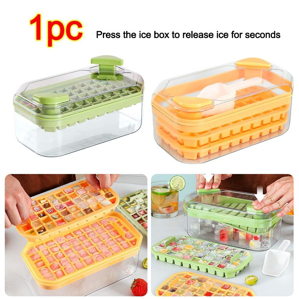 Silicone Ice Block Mold Press Ice Cube Maker Large Capacity Ice Storage Box Ice Tool жовтий 
Silicone Ice Block Mold Press Ice Cube Maker Large Capacity Ice Storage Box Ice Tool жовтий