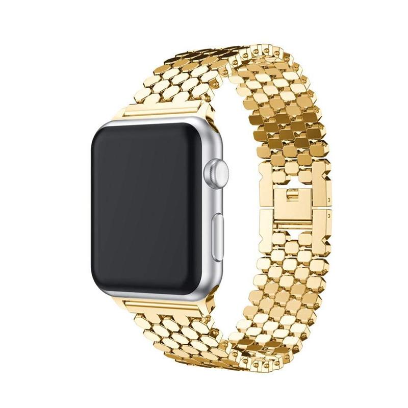 Fish Scale Design Metal Smartwatch Strap Replacement Wrist Band for Apple Watch Series 10 42mm/9 8 7 41mm/6 5 4 SE SE (2022) SE (2023) 40mm/3 2 1 38mm Rose Gold
Fish Scale Design Metal Smartwatch Strap Replacement Wrist Band for Apple Watch Series 10 42mm/9 8 7 41mm/6 5 4 SE SE (2022) SE (2023) 40mm/3 2 1 38mm Rose Gold