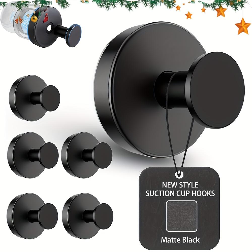 6pcs Suction Cup Hooks, 304 Stainless Steel Metal Hooks for Shower, Bathroom, Kitchen, Removable No Drill Hooks for Towels, Holds up to 6.8 KG чорний
6pcs Suction Cup Hooks, 304 Stainless Steel Metal Hooks for Shower, Bathroom, Kitchen, Removable No Drill Hooks for Towels, Holds up to 6.8 KG чорний