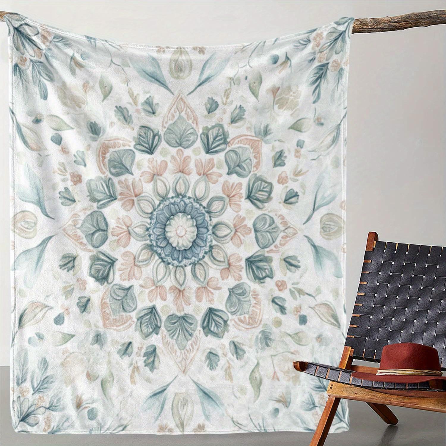 1pc Blanket, Small Fresh Mandala Floral Print Blanket, Warm and Comfortable Soft Blanket, Suitable for Sofa, Bed, Sofa, Car 75x90cm28x35in
1pc Blanket, Small Fresh Mandala Floral Print Blanket, Warm and Comfortable Soft Blanket, Suitable for Sofa, Bed, Sofa, Car 75x90cm28x35in