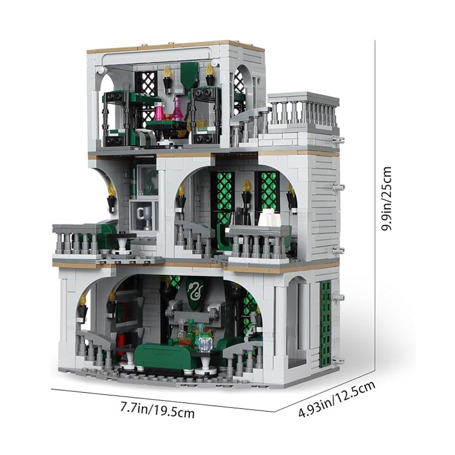 1388PCS MOC Slthrin House Model Kit Movie Building Blocks Assembly Toys Gifts For Kids Adults Collectible Hary No box
1388PCS MOC Slthrin House Model Kit Movie Building Blocks Assembly Toys Gifts For Kids Adults Collectible Hary No box