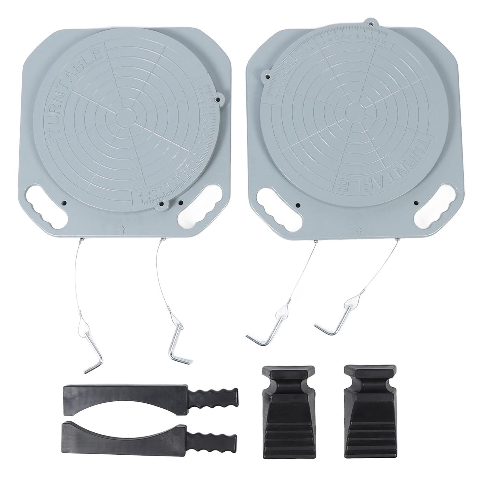 Wheel Alignment Turn Plate 5 Ton Capacity 360 Degree Rotation 2.4in Sliding Distance Wheel
Wheel Alignment Turn Plate 5 Ton Capacity 360 Degree Rotation 2.4in Sliding Distance Wheel