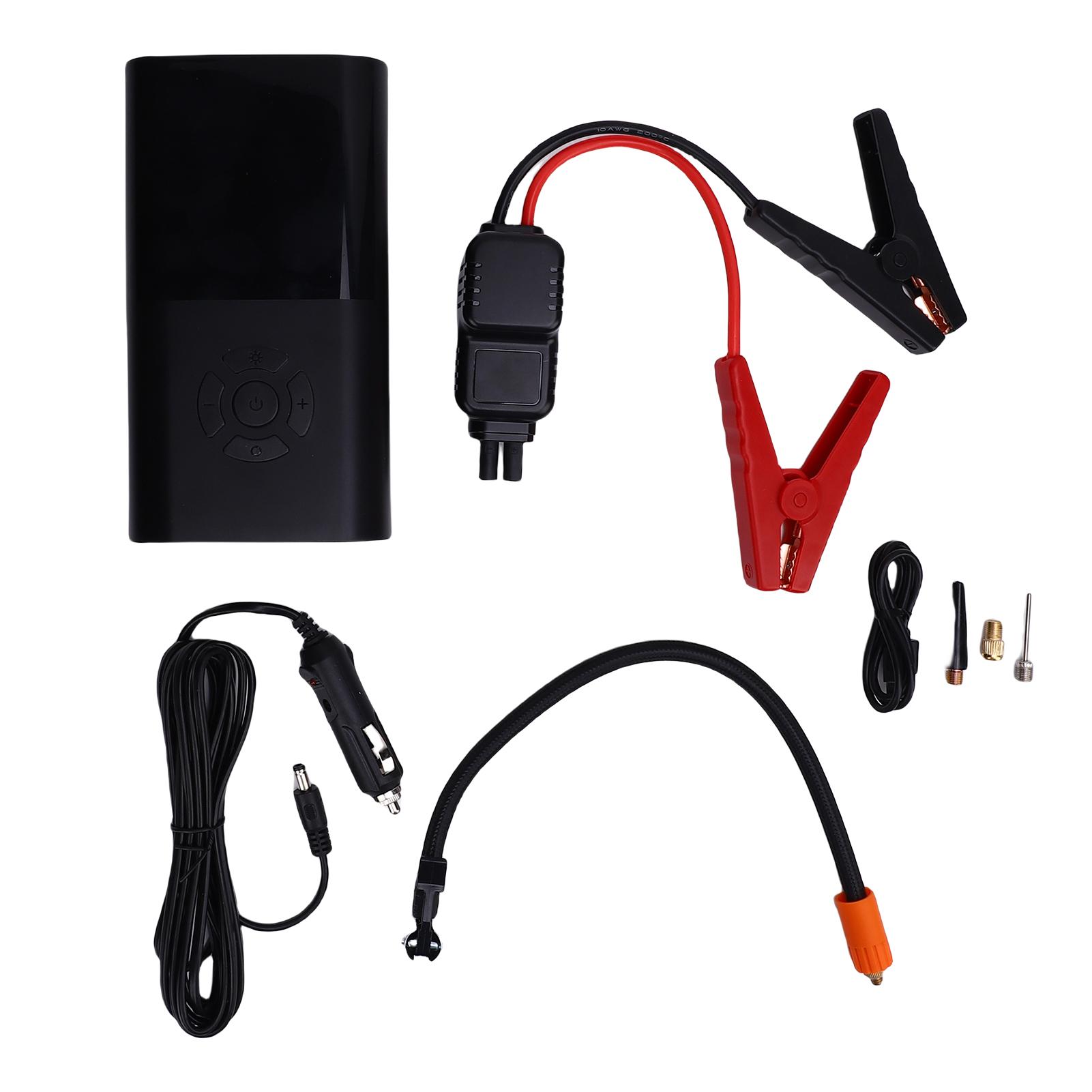 Portable Tire Inflator 5-150PSI LCD Display Electric Car Tire Pump with Emergency Starter Digital Pressure Meter for Motorcycle
Portable Tire Inflator 5-150PSI LCD Display Electric Car Tire Pump with Emergency Starter Digital Pressure Meter for Motorcycle