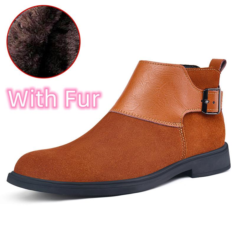 Зимние меховые теплые мужские ботинки «Челси» из замши ручной работы, винтажные ботильоны на сухожилиях, рабочие ботинки, модная обувь на низком ходу 48
Зимние меховые теплые мужские ботинки «Челси» из замши ручной работы, винтажные ботильоны на сухожилиях, рабочие ботинки, модная обувь на низком ходу 48