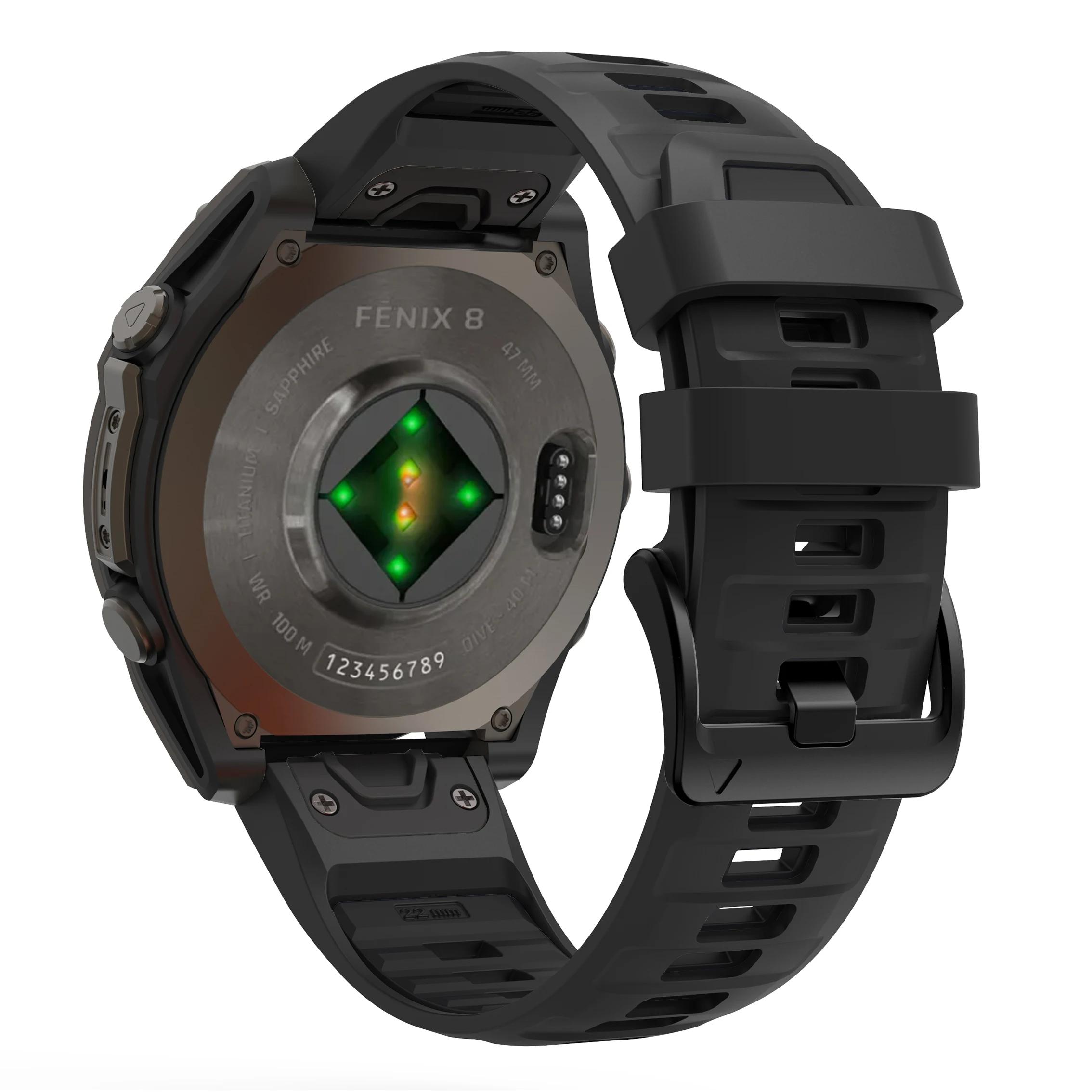Ремінець Fenix8 для Garmin Fenix 8 47мм 51мм 43 E 7 7X 6 6X 5 5s 5X/Epix Pro QuickFit 20мм 22мм 26мм Силіконовий Ремінець Браслет Garmin Fenix 8 51mm чорний
Ремінець Fenix8 для Garmin Fenix 8 47мм 51мм 43 E 7 7X 6 6X 5 5s 5X/Epix Pro QuickFit 20мм 22мм 26мм Силіконовий Ремінець Браслет Garmin Fenix 8 51mm чорний