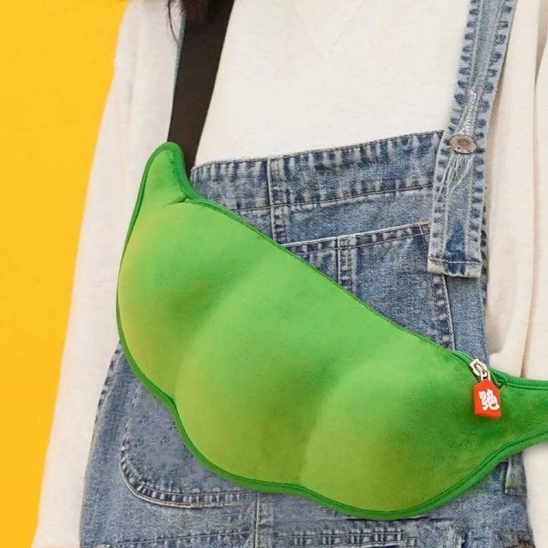 2025 Новое поступление Японская милая сумка-горошина Женская мягкая милая девочка Стильная креативная сумка-под на плечо, нагрудная сумка, поясная сумка Green