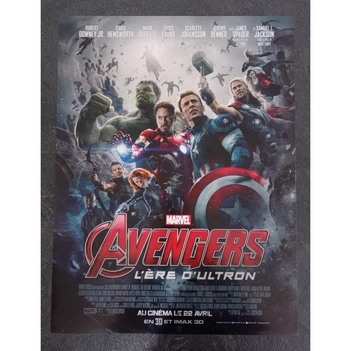 AVENGERS L ère d ultron Affiche Cinéma Originale Marvel ROULEE 53x40cm Joss Whedon, Stan Lee
AVENGERS L ère d ultron Affiche Cinéma Originale Marvel ROULEE 53x40cm Joss Whedon, Stan Lee