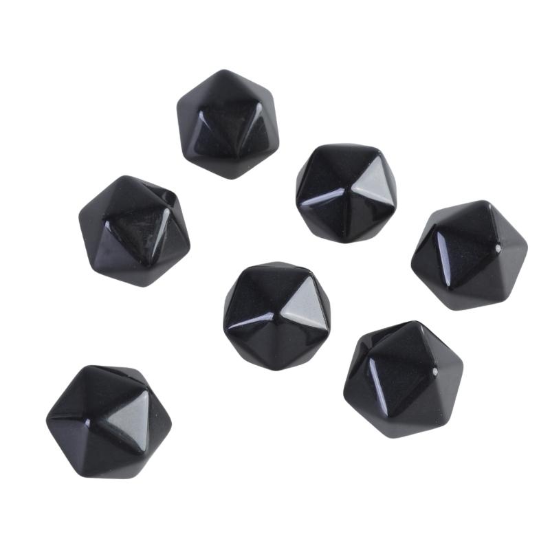 7Pcs Empty Blank Dices 20mm Acrylic Dices with Smooth Surfaces 20 Sided Dices for Board Game and Teaching Easy to Use чорний
7Pcs Empty Blank Dices 20mm Acrylic Dices with Smooth Surfaces 20 Sided Dices for Board Game and Teaching Easy to Use чорний