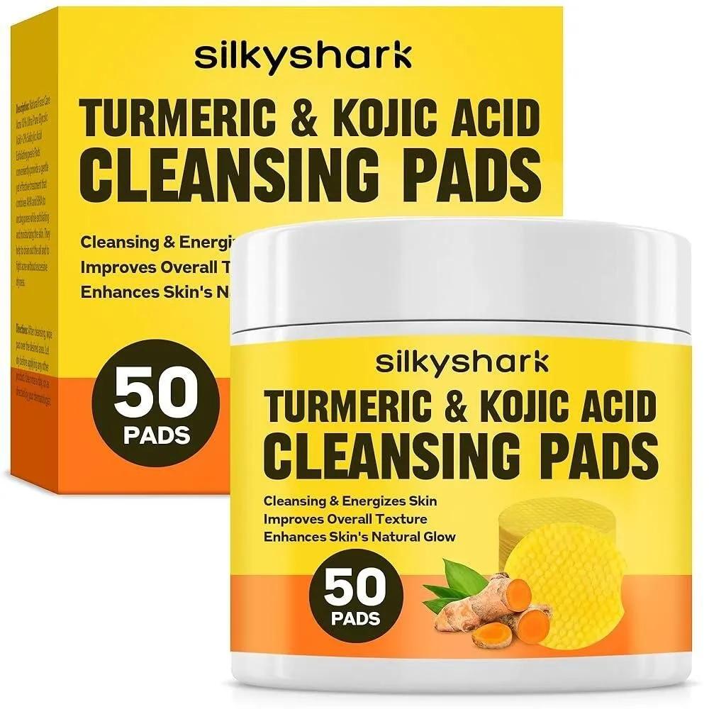 SilkyShark Turmeric Kojic Acid Cleansing Pads 50 Pack Facial Radiance Dark Spot Exfoliator 350ml
SilkyShark Turmeric Kojic Acid Cleansing Pads 50 Pack Facial Radiance Dark Spot Exfoliator 350ml