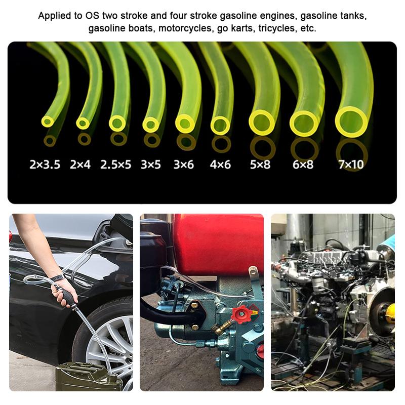 2 - 20M Yellow Fuel Gas Hose ID 2mm 2.5mm 3mm 4mm 5mm 6mm 7mm TPU Petrol Pipe for Motorcycle Car Oil Resistant Flexible Tubing 2 meters жовтий
2 - 20M Yellow Fuel Gas Hose ID 2mm 2.5mm 3mm 4mm 5mm 6mm 7mm TPU Petrol Pipe for Motorcycle Car Oil Resistant Flexible Tubing 2 meters жовтий