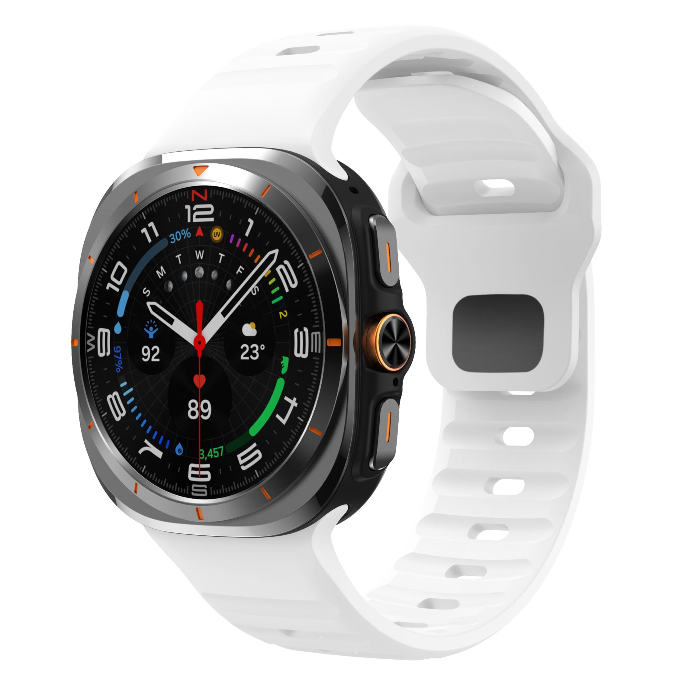 Ремешок для Samsung Galaxy Watch Ultra 47 мм силиконовый ремешок мягкий спортивный браслет Correa для Galaxy Ultra 47 мм сменный ремешок для часов Galaxy Ultra 47mm белый
Ремешок для Samsung Galaxy Watch Ultra 47 мм силиконовый ремешок мягкий спортивный браслет Correa для Galaxy Ultra 47 мм сменный ремешок для часов Galaxy Ultra 47mm белый