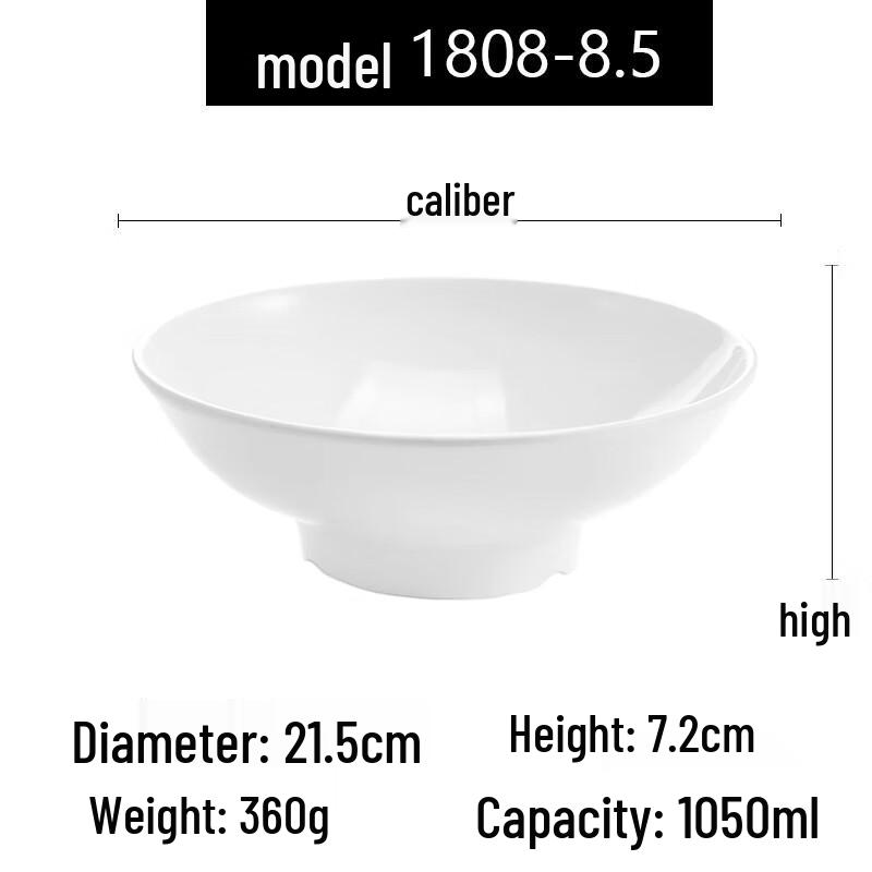 AVADEN Белая меламиновая восьмиугольная миска для рамена и супа
AVADEN Белая меламиновая восьмиугольная миска для рамена и супа
