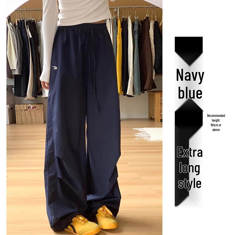 Dark Blue High-Waist Wide-Leg Women s Work Pants - Summer Thin Style, Casual Retro Sporty Fit (2026) L
Dark Blue High-Waist Wide-Leg Women s Work Pants - Summer Thin Style, Casual Retro Sporty Fit (2026) L
