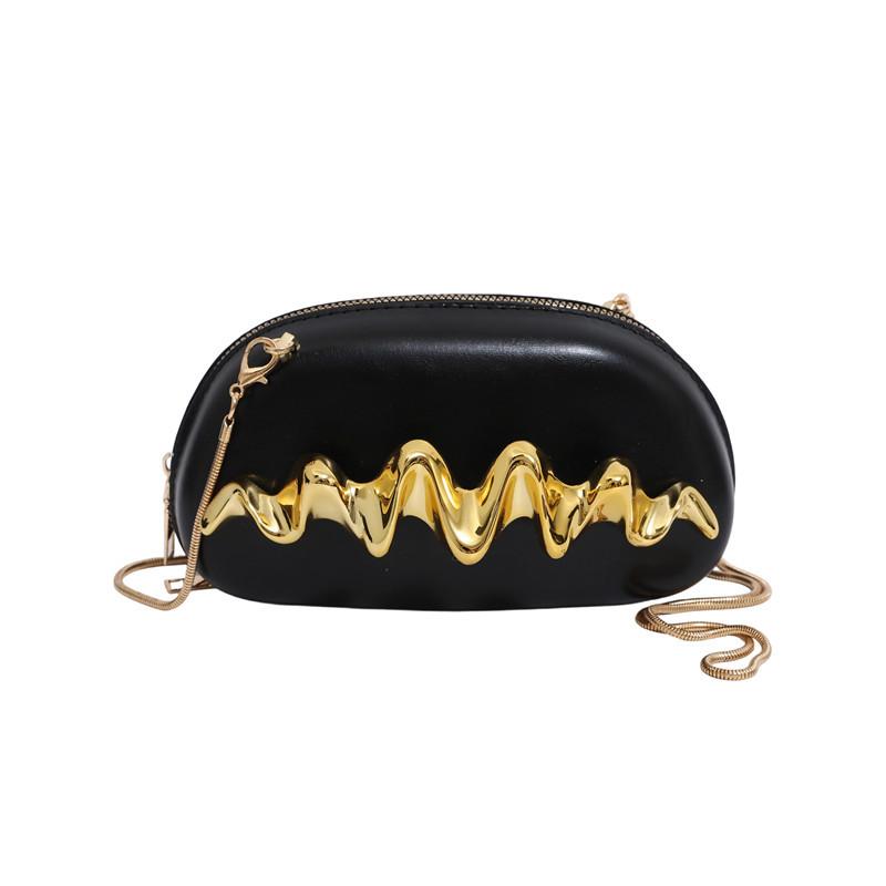 Personalized wavy pattern handinhand dinner bag women s new fashion chain shoulder bag diagonal span box bag чёрный
Personalized wavy pattern handinhand dinner bag women s new fashion chain shoulder bag diagonal span box bag чёрный
