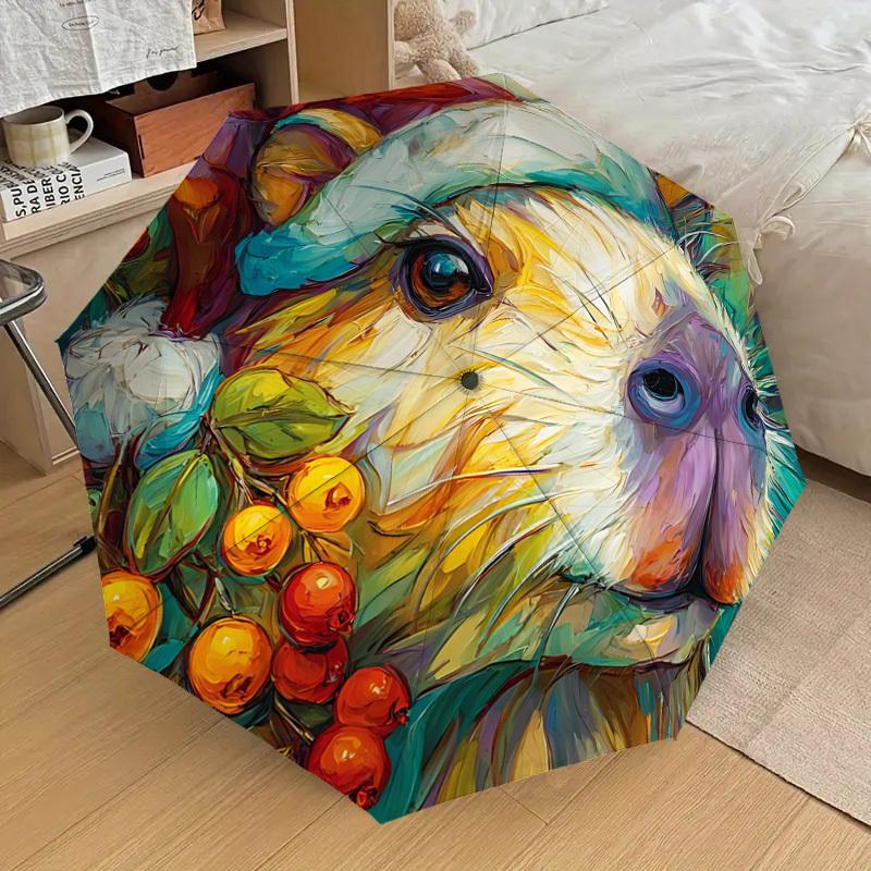 1pc Capybara Automatic Folding Umbrella, 8 Ribs Iron Frame, Suitable for Outdoor Travel and Daily Use yy251120223
1pc Capybara Automatic Folding Umbrella, 8 Ribs Iron Frame, Suitable for Outdoor Travel and Daily Use yy251120223
