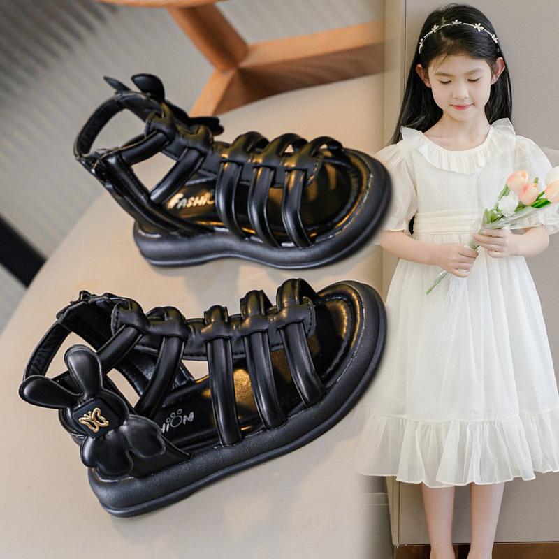 Girls summer sandals, children s Roman shoes for middle and older children, soft sole open-toe princess shoes for little girls, stylish. 26 чёрный
Girls summer sandals, children s Roman shoes for middle and older children, soft sole open-toe princess shoes for little girls, stylish. 26 чёрный