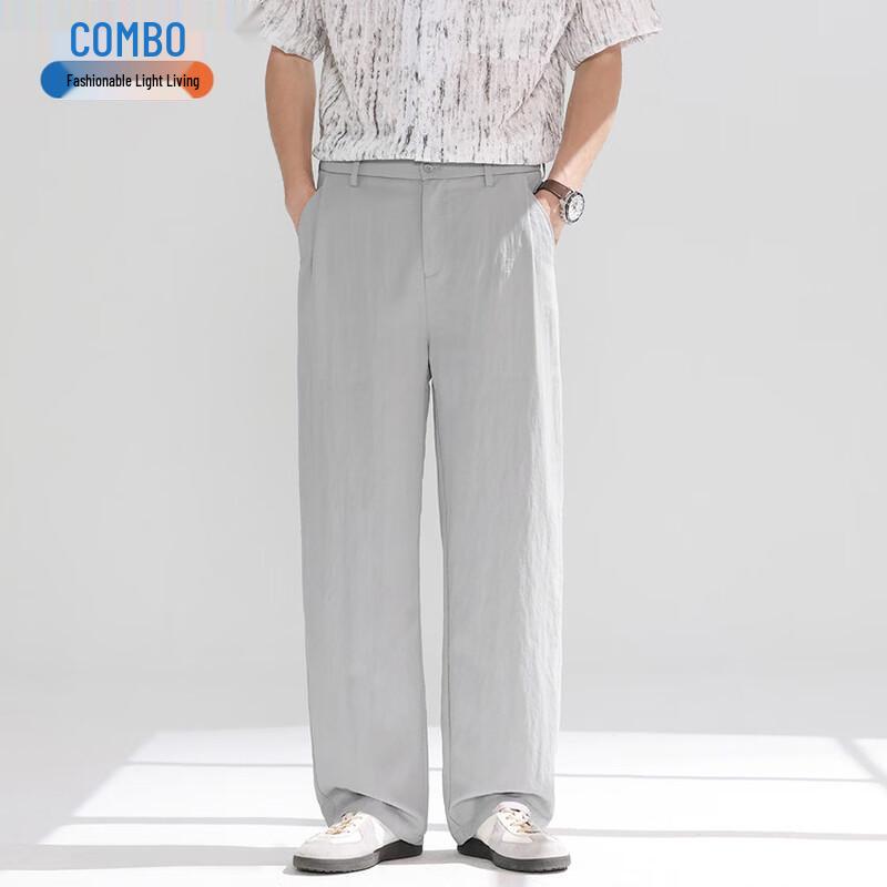 Men s Tencel Blend Loose Straight-Leg Casual Pants L
Men s Tencel Blend Loose Straight-Leg Casual Pants L