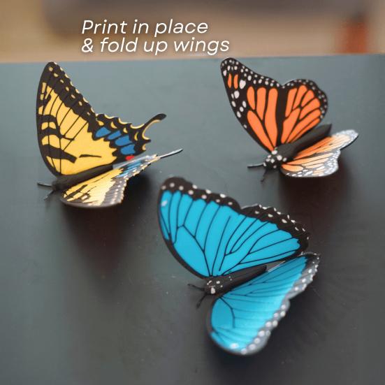 3D Printed Butterfly Refrigerator Magnet DIY Home Kitchen Locker Fridge Monarch Tiger Swallowtail Blue Butterfly Magnetic Decoration Ornament A
3D Printed Butterfly Refrigerator Magnet DIY Home Kitchen Locker Fridge Monarch Tiger Swallowtail Blue Butterfly Magnetic Decoration Ornament A
