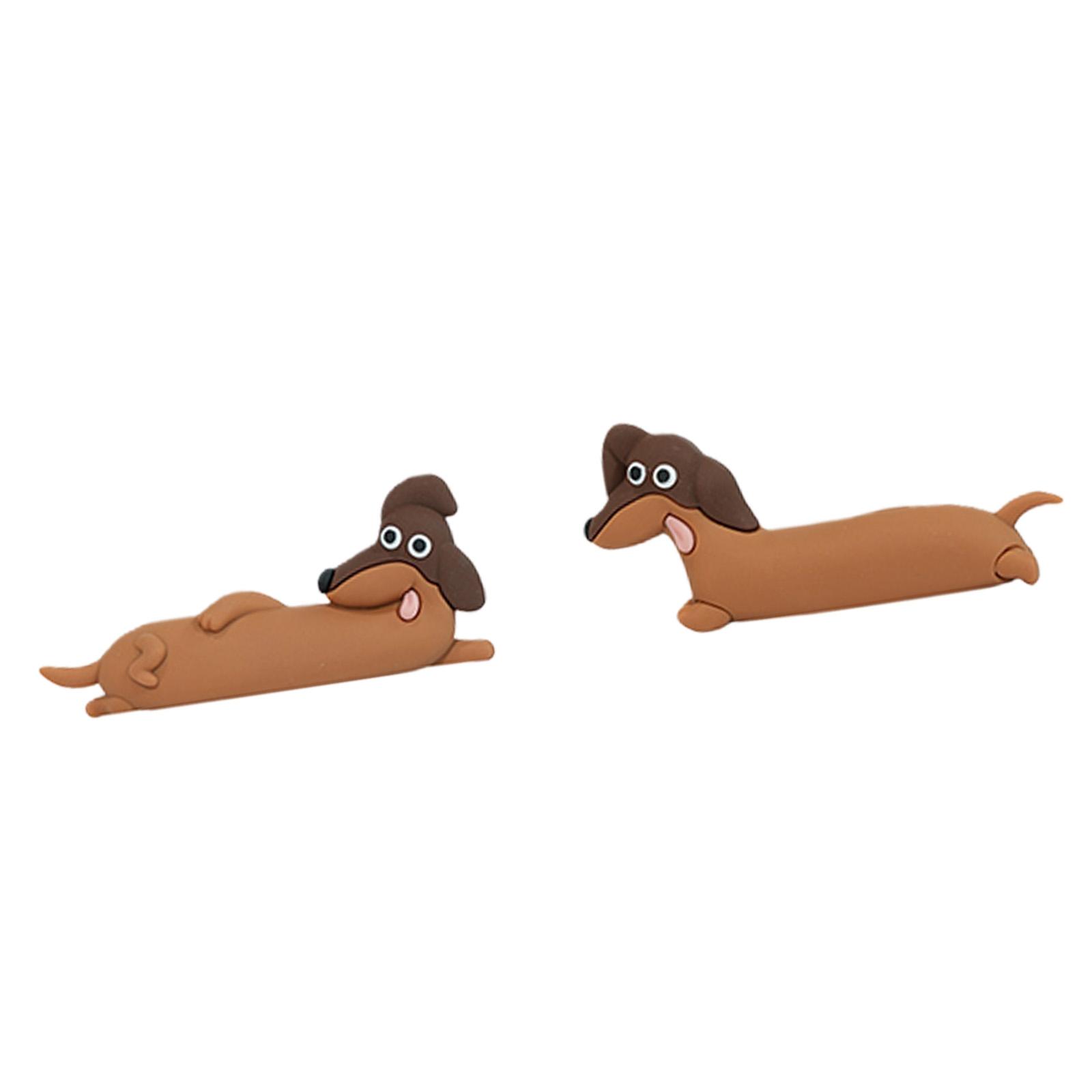 Silicone Dog Figurines Computer Monitor Decors Dachshund Statue Table Ornament Mascots Crafts for Home Office Decors
Silicone Dog Figurines Computer Monitor Decors Dachshund Statue Table Ornament Mascots Crafts for Home Office Decors