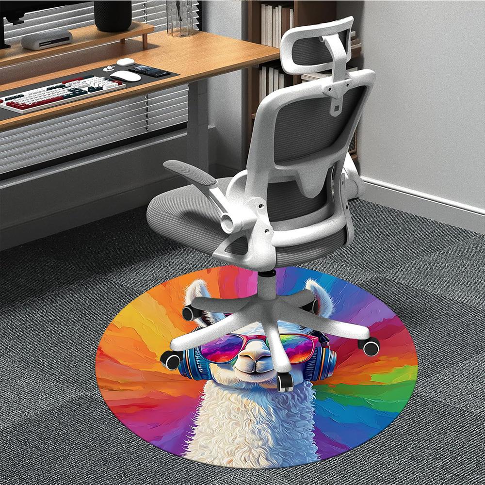 1pc Llama, Rainbow Chair Carpet for Office, Soft, Non-Slip Polyester Mat, Office, Living Room, Bedroom, Durable Polyester yy251207152 80cm by 80cm
1pc Llama, Rainbow Chair Carpet for Office, Soft, Non-Slip Polyester Mat, Office, Living Room, Bedroom, Durable Polyester yy251207152 80cm by 80cm