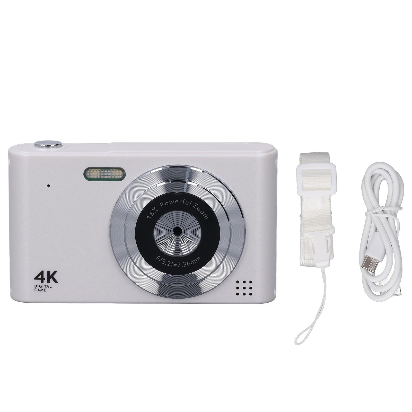 Цифрова камера 48MP 1080P 16X Zoom Anti Shake Timed Photography Detection Motion Recording Portable чорний
Цифрова камера 48MP 1080P 16X Zoom Anti Shake Timed Photography Detection Motion Recording Portable чорний
