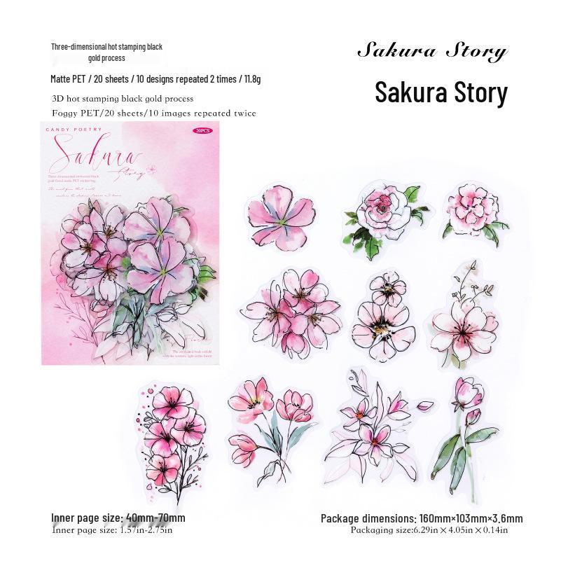 Flourishing Flowers Watercolor PET Sticker Pack: Dreamy Floral Elements for Journals, Phone Cases, DIY & Collage Decor
Flourishing Flowers Watercolor PET Sticker Pack: Dreamy Floral Elements for Journals, Phone Cases, DIY & Collage Decor