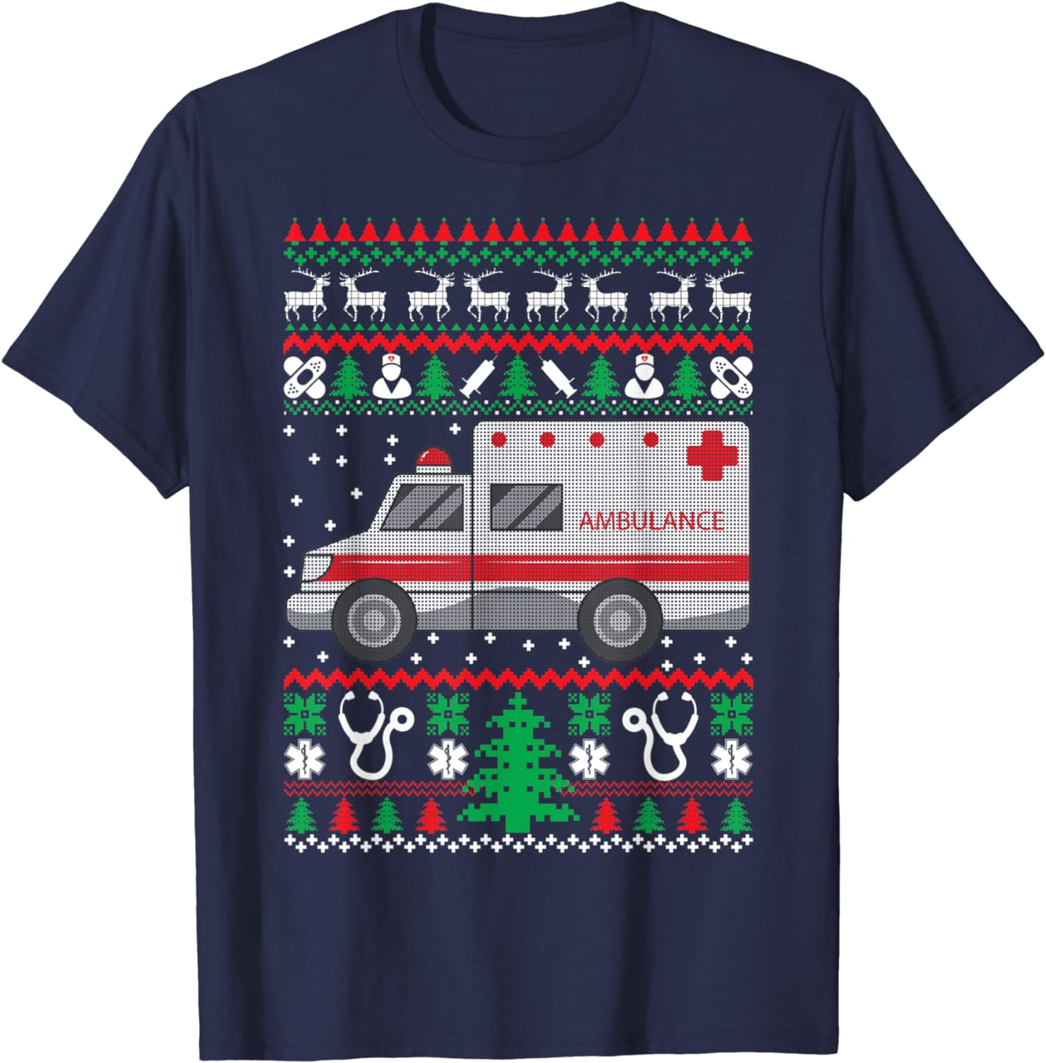 EMT EMS Ambulance Ugly Christmas Sweater Paramedic Gifts TShirt 100 Cotton ONeck Short Sleeve Casual Mens Tshirt Size S3XL 4XL
EMT EMS Ambulance Ugly Christmas Sweater Paramedic Gifts TShirt 100 Cotton ONeck Short Sleeve Casual Mens Tshirt Size S3XL 4XL