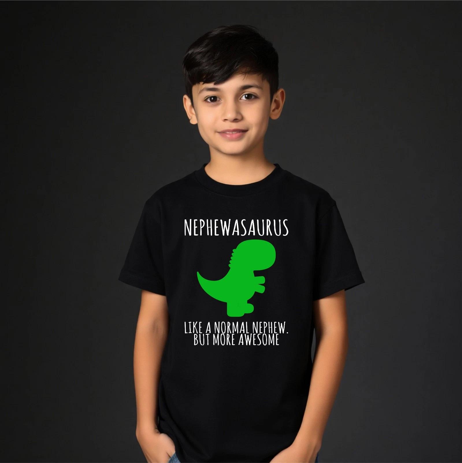 Nephewasurus T-shirt Like A Normal Nephew Baby Dino Lovers Top Men s Unisex Tee 4XL
Nephewasurus T-shirt Like A Normal Nephew Baby Dino Lovers Top Men s Unisex Tee 4XL