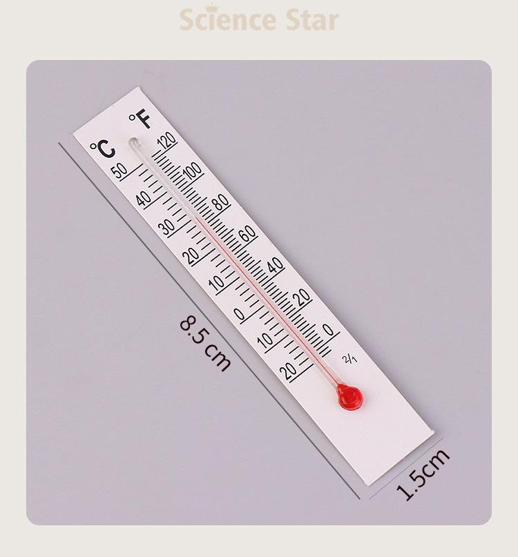Маленький бумажный термометр - Нетоксичный, Не требует батареек, 5 см x 1,2 см, Подходит для использования в помещении и на улице белый
Маленький бумажный термометр - Нетоксичный, Не требует батареек, 5 см x 1,2 см, Подходит для использования в помещении и на улице белый