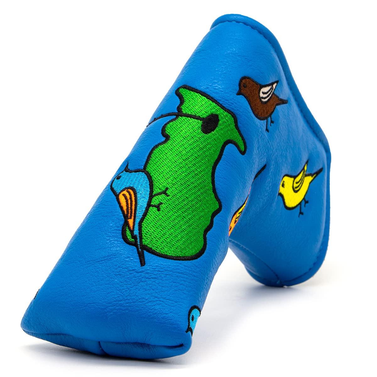 Golf Club Head Cover Wood Cover Driver Fairway Wood Utility Hybrid Head Cover Lucky Blue Birdie Embroidery with Number Tag Golf Head Cover Made of PU
Golf Club Head Cover Wood Cover Driver Fairway Wood Utility Hybrid Head Cover Lucky Blue Birdie Embroidery with Number Tag Golf Head Cover Made of PU