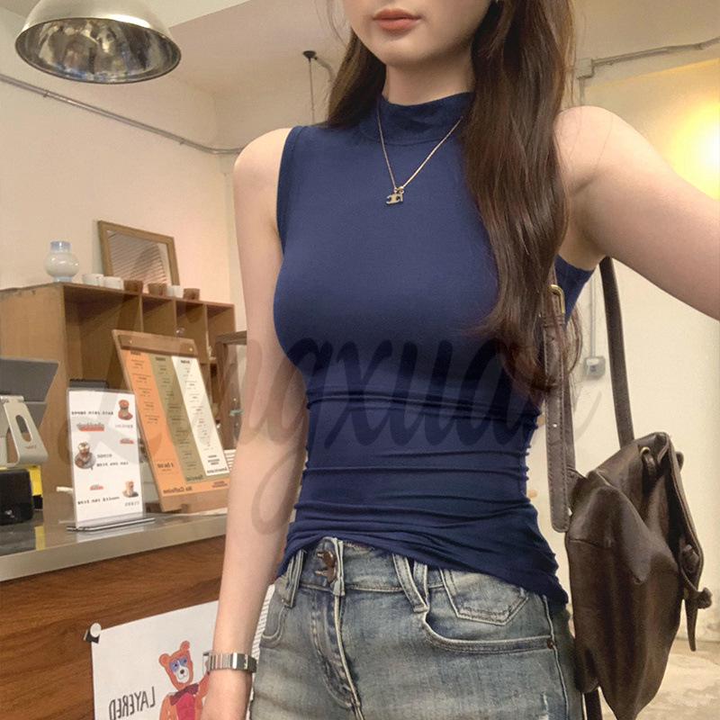 Women s American Design Sleeveless Slim-Fit Vest, Summer 2026 - Unique and Stunning High-Collar T-Shirt Extra Large
Women s American Design Sleeveless Slim-Fit Vest, Summer 2026 - Unique and Stunning High-Collar T-Shirt Extra Large