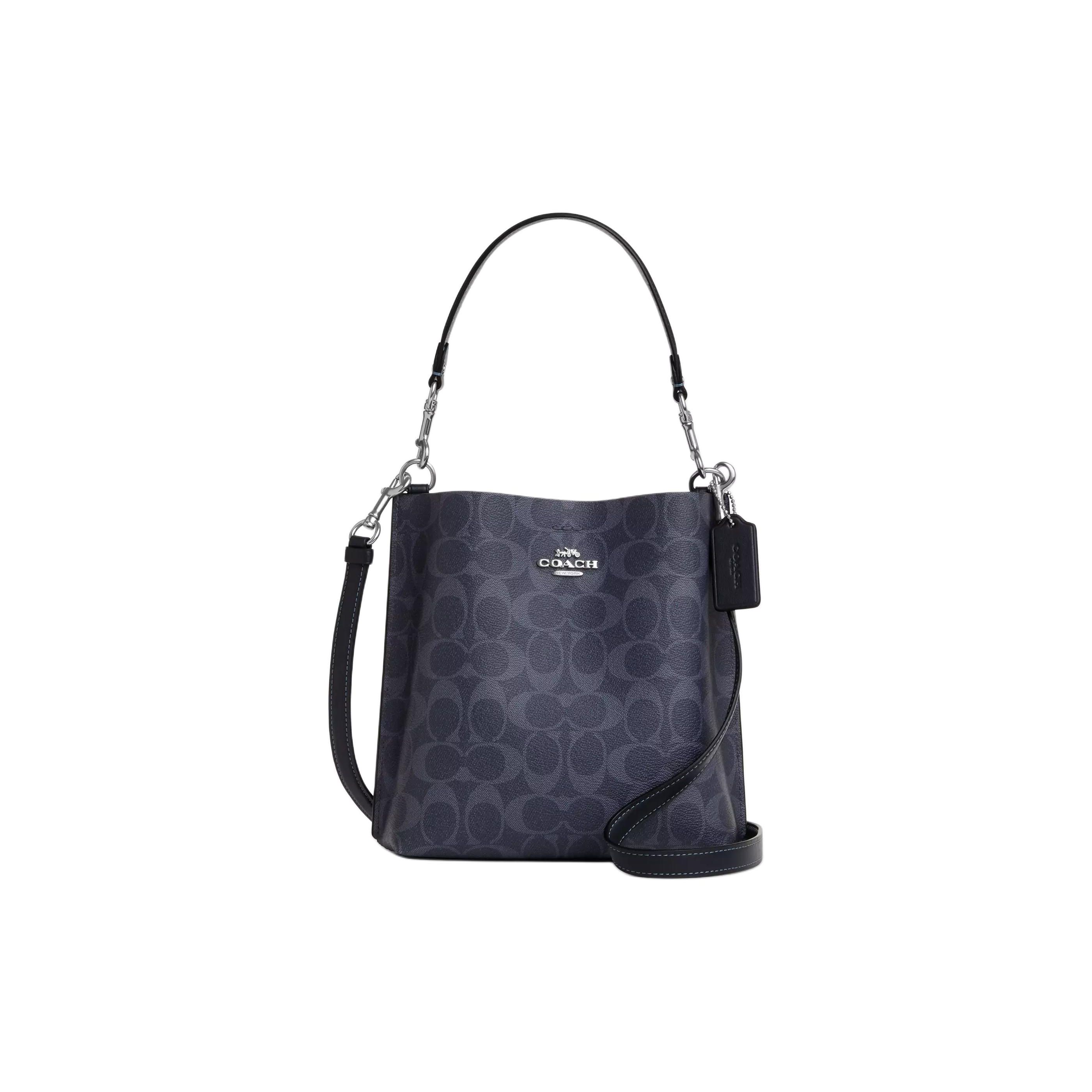 Coach Mollie Signature Coated Canvas And Leather Bucket Bag Women bags Silver Midnight-Navy CA582-SVN2V Basic Set (Bag+Dust Bag)
Coach Mollie Signature Coated Canvas And Leather Bucket Bag Women bags Silver Midnight-Navy CA582-SVN2V Basic Set (Bag+Dust Bag)