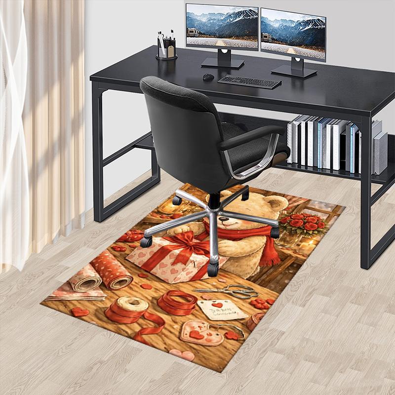 1pc Teddy Bear Heart Print Office Chair Mat - Anime Cartoon Design, Seasonal Gift, Non-Slip Carpet for Home and Office Decorations.C097 60cm by 90cm
1pc Teddy Bear Heart Print Office Chair Mat - Anime Cartoon Design, Seasonal Gift, Non-Slip Carpet for Home and Office Decorations.C097 60cm by 90cm