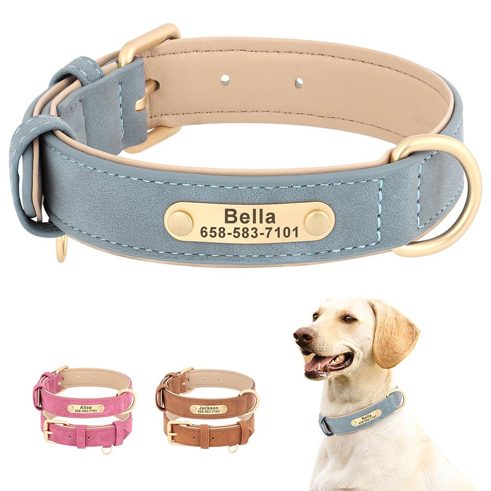 Personalized Dog Collar PU Leather Dog Collars Soft Padded Pet Necklace Free Engraved For Small Medium Large Dogs Pug Bulldog S коричневий
Personalized Dog Collar PU Leather Dog Collars Soft Padded Pet Necklace Free Engraved For Small Medium Large Dogs Pug Bulldog S коричневий