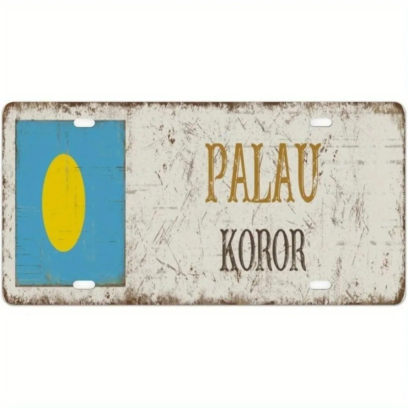 Palau Koror Aluminum License Plate Replica | Exquisite Rust-Proof | Car & Room Wall Decor (Decor Only, No Functional Use) 20x30cm(7.8x11.8inch)
Palau Koror Aluminum License Plate Replica | Exquisite Rust-Proof | Car & Room Wall Decor (Decor Only, No Functional Use) 20x30cm(7.8x11.8inch)