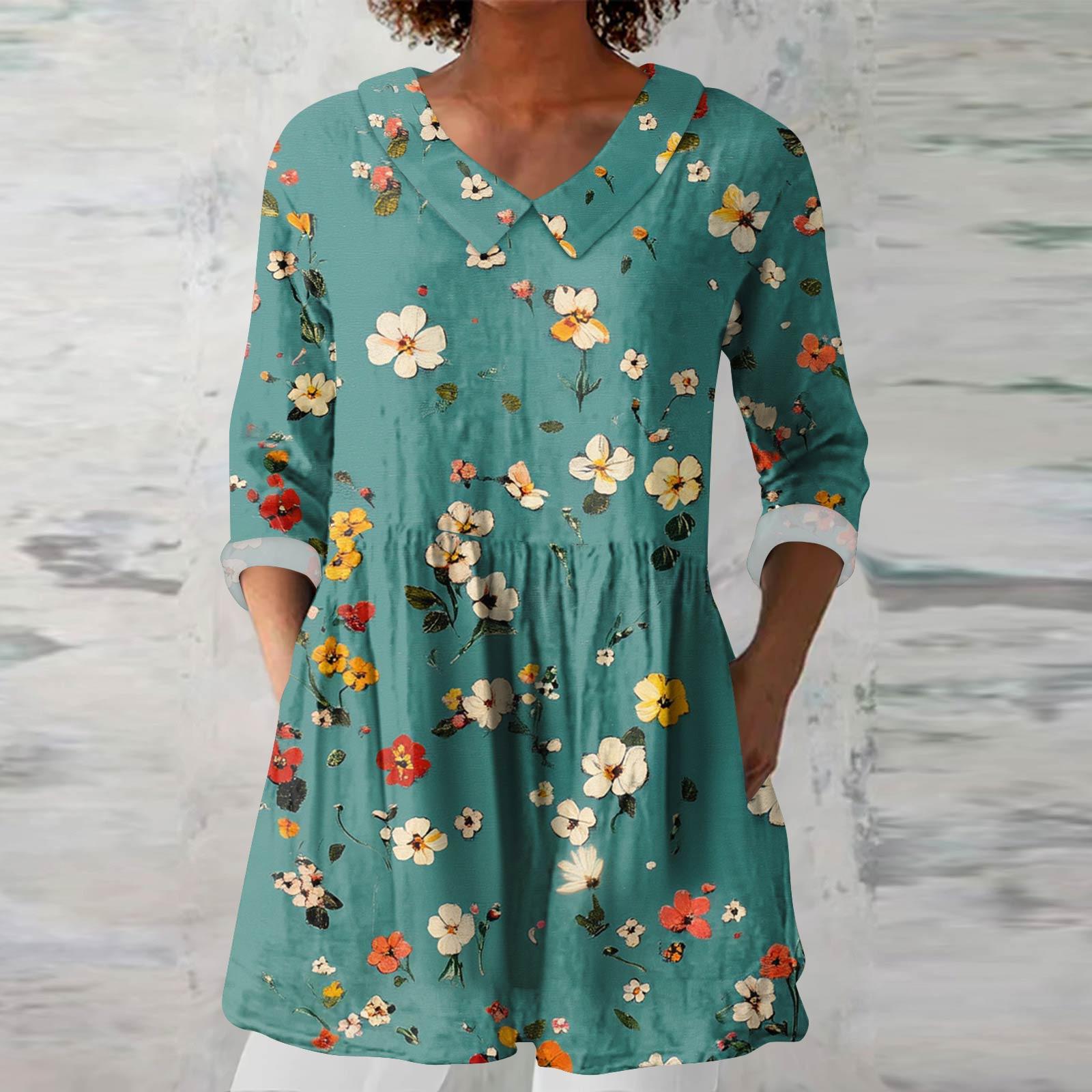 Women s Fashion Casual Seven Sleeve Pocket Lapel Printed T-Shirt Shirt Top M зелений
Women s Fashion Casual Seven Sleeve Pocket Lapel Printed T-Shirt Shirt Top M зелений