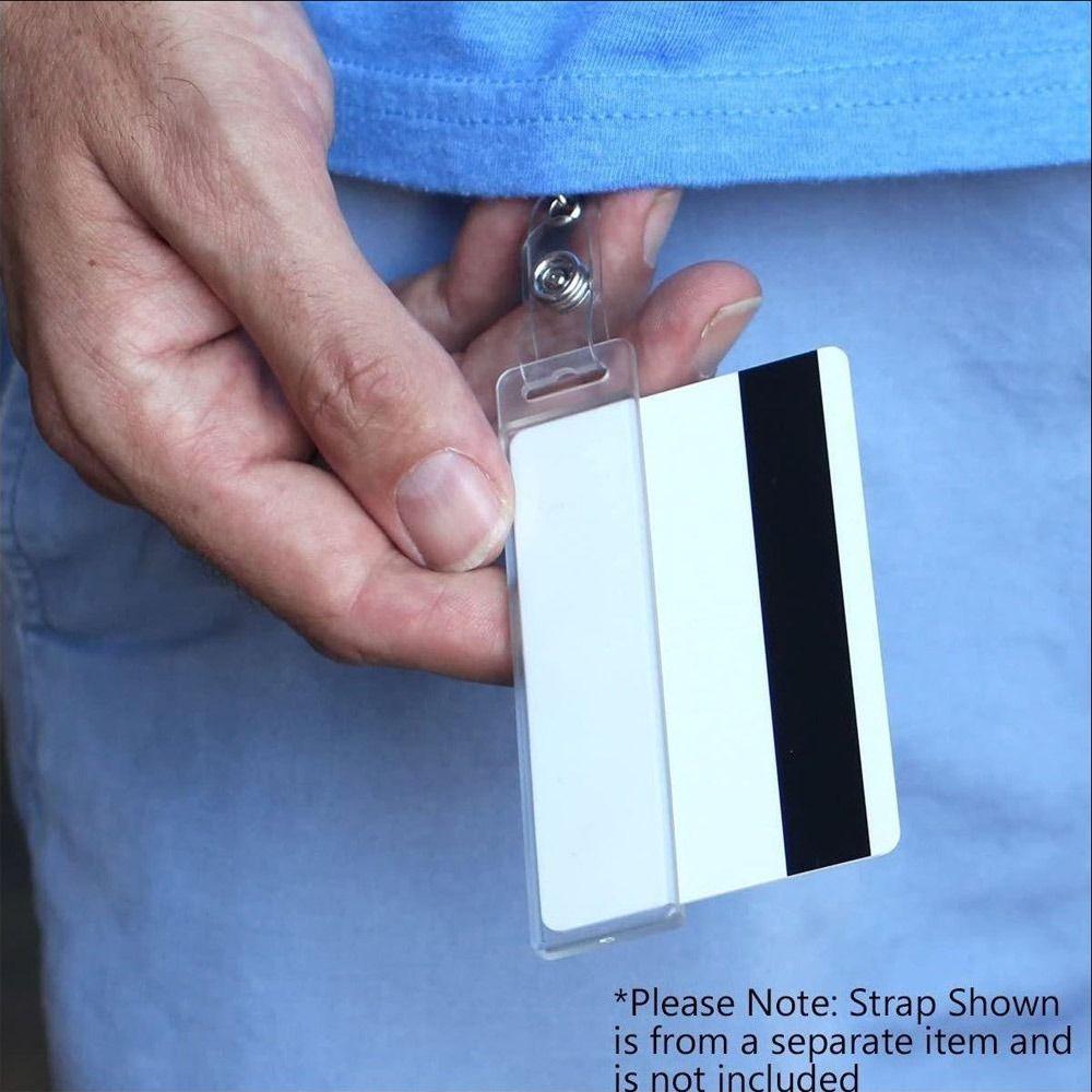 10pcs Transparent Swipe Badge Holder Hard Passes Protector Sleeve Card Badge Holder Office
10pcs Transparent Swipe Badge Holder Hard Passes Protector Sleeve Card Badge Holder Office
